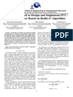 A New Approach to Design and Implement FFT IFFT Processor Based on Radix-42 Algorithm