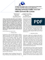 Method for Reducing Network Traffic Over Low Bandwidth Network File System