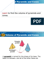 Learn: To Find The Volume of Pyramids and Cones