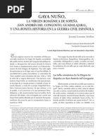 Gaya y la Virgen de Sopeña
