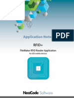 RFID+ Reader iOS Application Notes