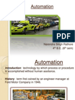 Automation: Presented by Narendra Singh Rathore 4 B.E. (8 Sem)
