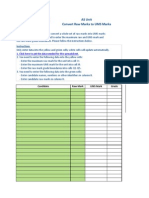 A Sums Spreadsheet