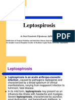 Leptospirosis: Dr. Doni Priambodo Wijisaksono, Sppd-Kpti