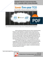 Cloud Comparison: Microsoft Private Cloud On The Intel-Powered Dell Solution vs. A Leading Public Cloud Service