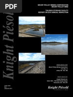 Download Mount Polley Mine Tailings Storage Facility Report on 2010 annual inspection by Knight Piesold by The Vancouver Sun SN241108453 doc pdf