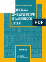 Mirta Torres - La Enseñanza Como Especificidad de La Institución Escolar - PDF Material Oblig Clase 3