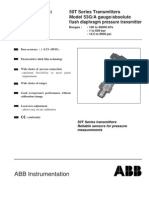 ABB Instrumentation: Specification Sheet