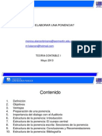 Como Elaborar Una Ponencia - en Presentación