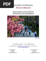 Download UMN-Special Assistant to the President for Government and Community Relations by Lars Leafblad SN241110762 doc pdf