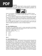 Cálculo Estequiométrico - Volume - 88 Questões