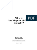 What Is "The Kingdom of God" Biblically?: by James Greig