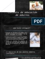 Contexto de Educación de Adultos