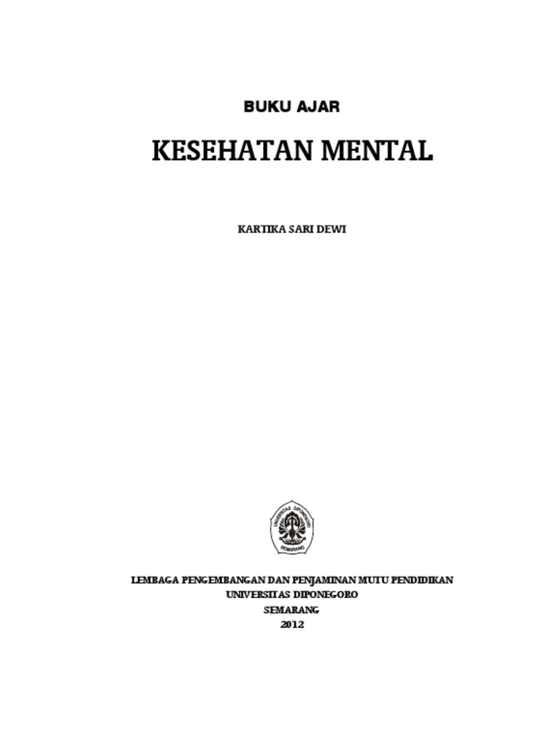 Buku Kesehatan Mental PDF
