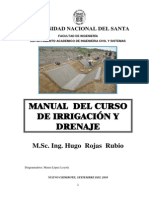 Manual Del Curso de Irrigacion - HUGO ROJAS RUBIO