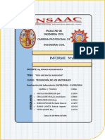 Informe de Peso Unitario de Agregado Fino y Grueso - Tecnología de Concreto - Ing. Ronald