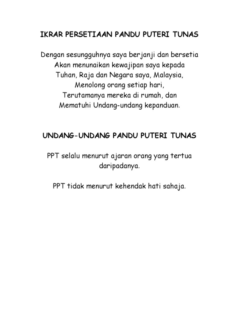 Ikrar Persetiaan Pdf