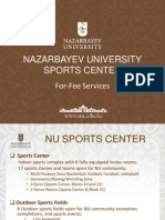 Nazarbayev University Sports Fees