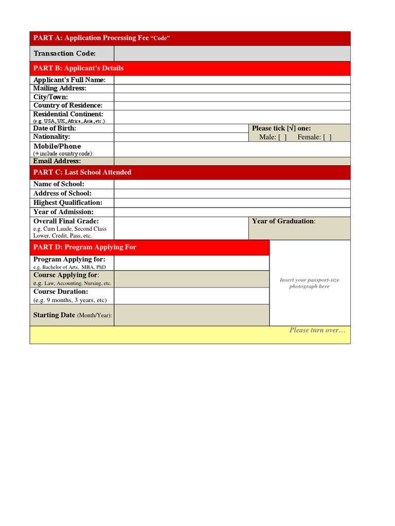 IICSE University Application Form | PDF | Doctor Of Philosophy | Fee