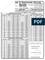 Indian Cables & Electricals PVT - LTD.: Price List W.E.F. 25.07.2014