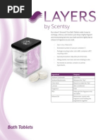 Scentsy Layers Ingrediants List