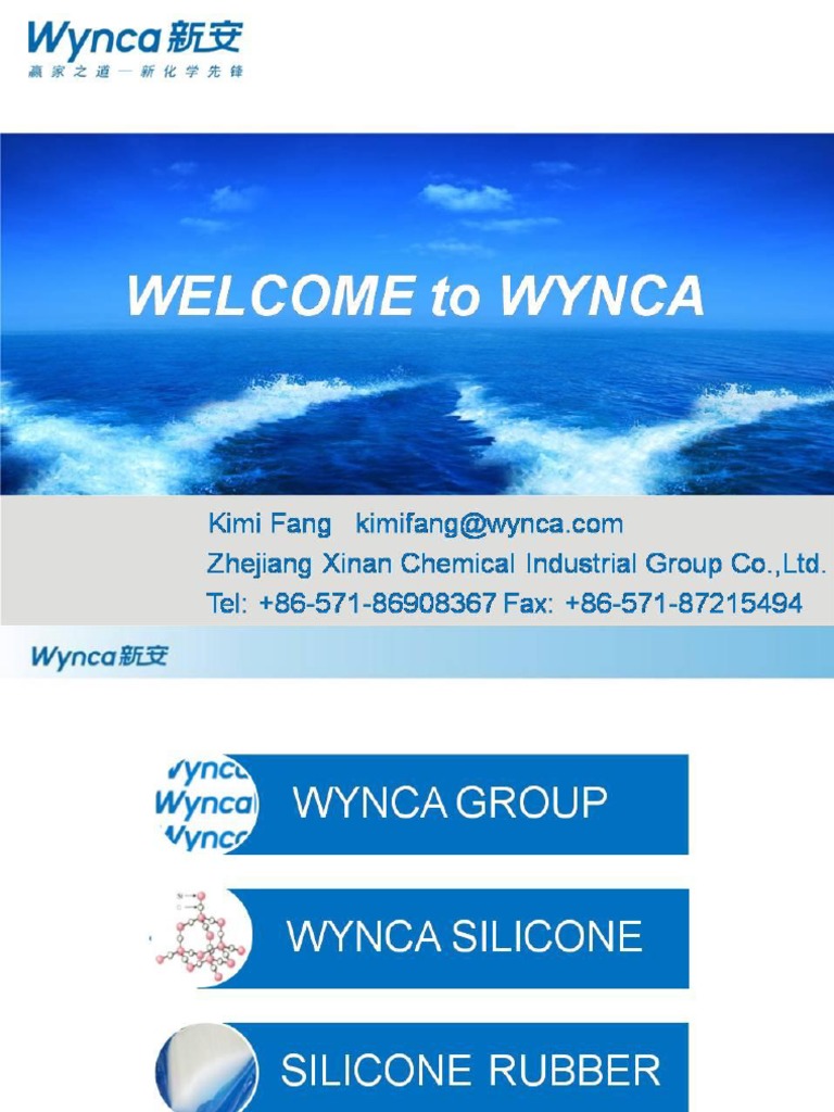 Wynca Silicone Rubber Elastomer HTV HCR LSR | PDF