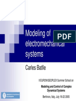 Modeling of Electromechanical Systems