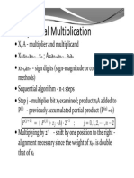 Sequential Algorithms for Multiplication and Division