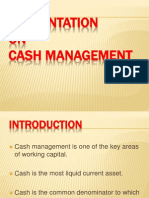 On Cash Management
