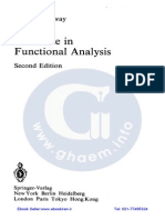 A Course in Functional Analysis(Conway)