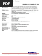 Hempel Hempatex Enamel 56360 Data Sheet | PDF | Paint | Water