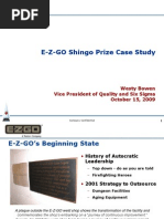 Bowen E Z GO Shingo Prize Case Study