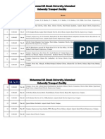 Bus Routes Fall 2014