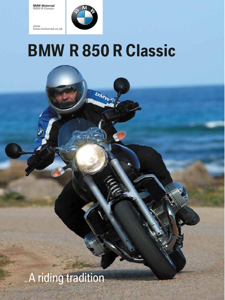 BMW R 850 R Classic Specifications | PDF | Transmission (Mechanics