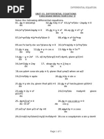 Unit 03. Differential Equations