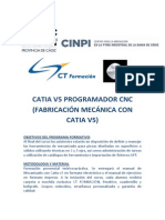 Programa Catia v5 Programador Cnc (Fabricación Mecánica Con Catia v5)
