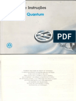 Volkswagen Santana e Quantum - Manual de Instruções
