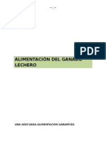 Alimentacion Del Ganado Lechero