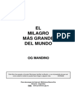 Og Mandino El Milagro Mas Grande Del Mundo