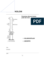 Dimensi Kolom Distilasi Dan Absorpsi