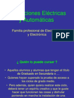 Presentacion de Instalaciones Electricas y Automaticas
