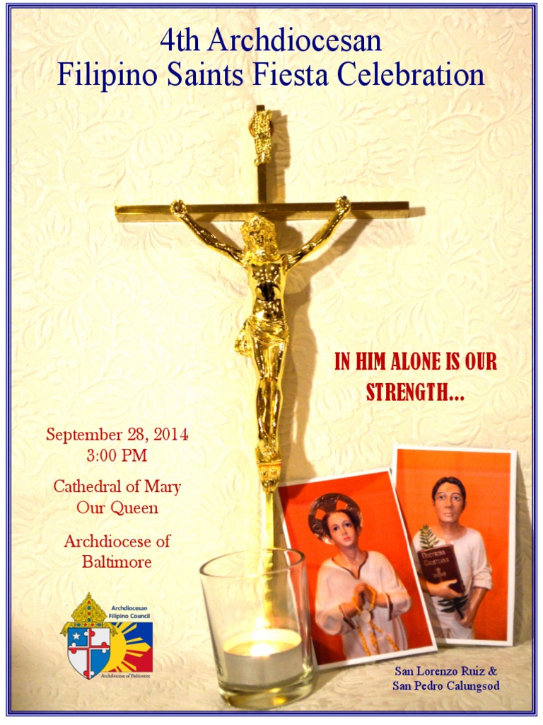 Filipino Saints Fiesta 2024 Celebration | PDF | Religious Behaviour And ...
