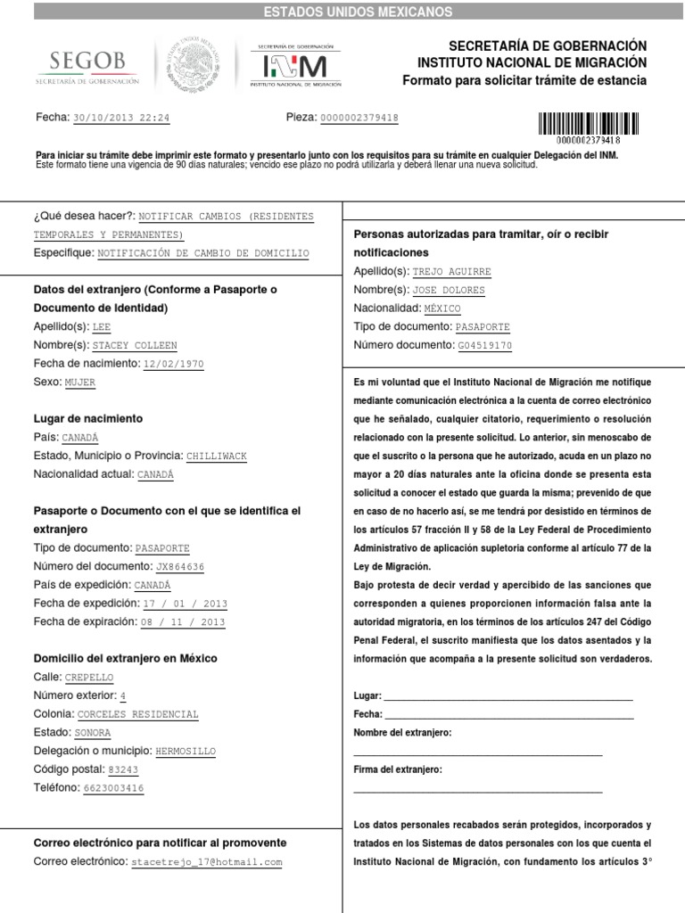 WWW Inm Gob PDF | PDF | Privacidad de la información | México