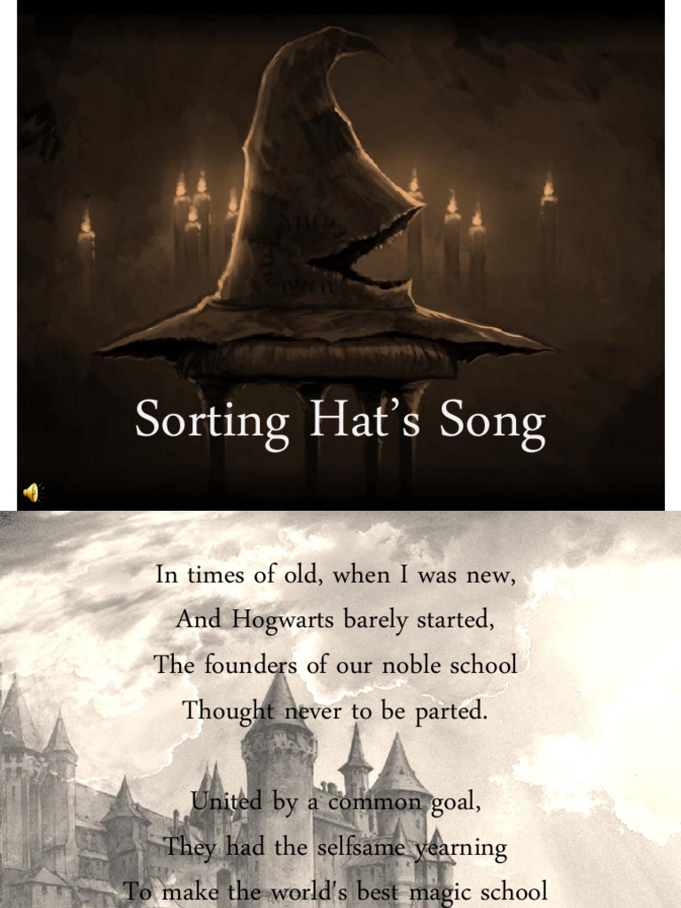 Sorting Hat's Song PDF