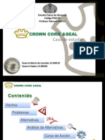 Análisis de alternativas estratégicas para CROWN CORK & SEAL ante cambios en la industria de envases