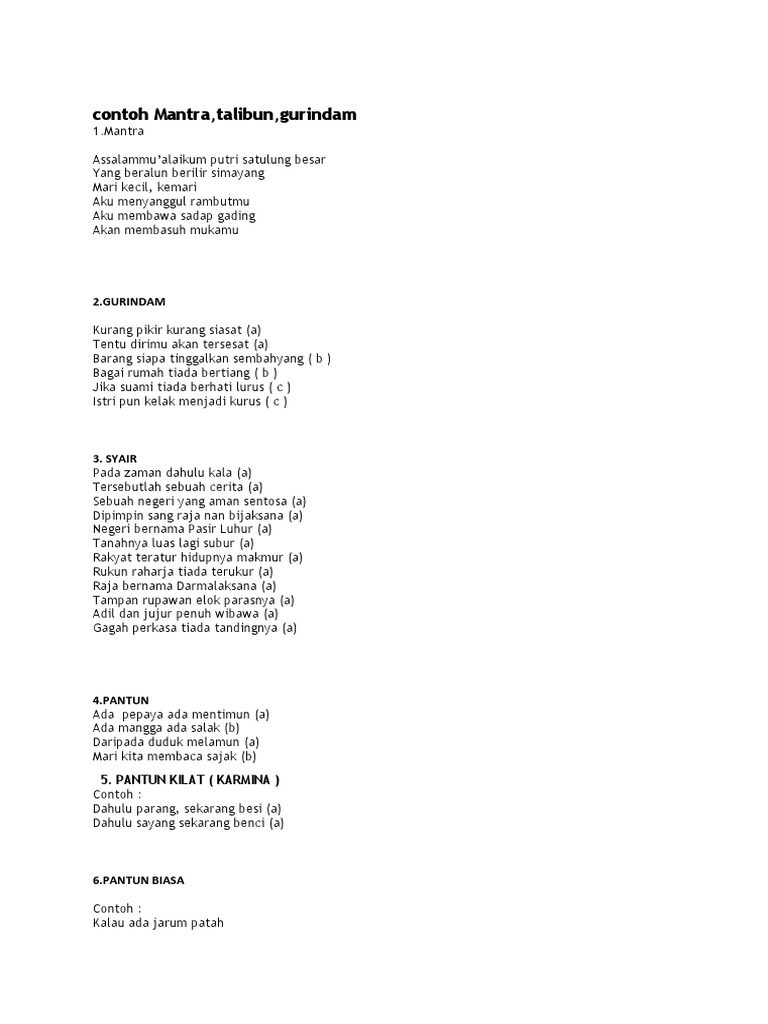 Gratis Download Gambar Contoh Pantun Gurindam Contoh Soal Dan Materi Pelajaran 9 Terupdate oleh Cikimm