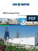 MBR Package Plant For Sewage Treatment