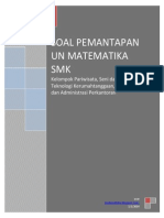 Soal Pemantapan Un Matematika SMK Par