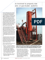 Properly Sizing Mud Gas Separator Systems
