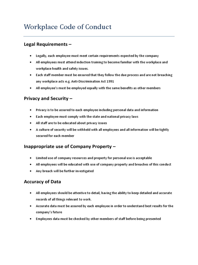 workplace-code-of-conduct